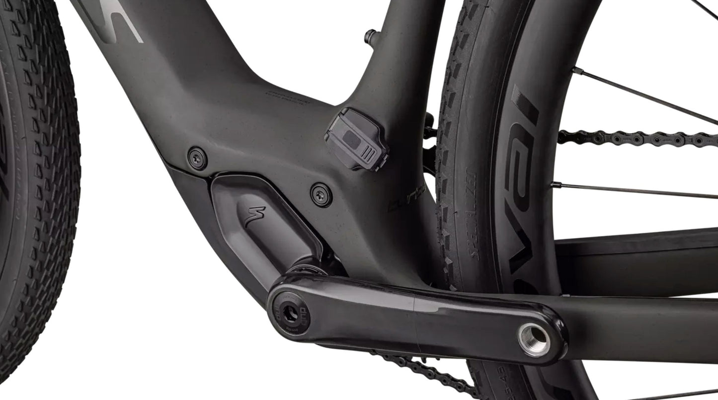Specialized Creo2 S-works Green / dark moss / green speckle Motor Closeup