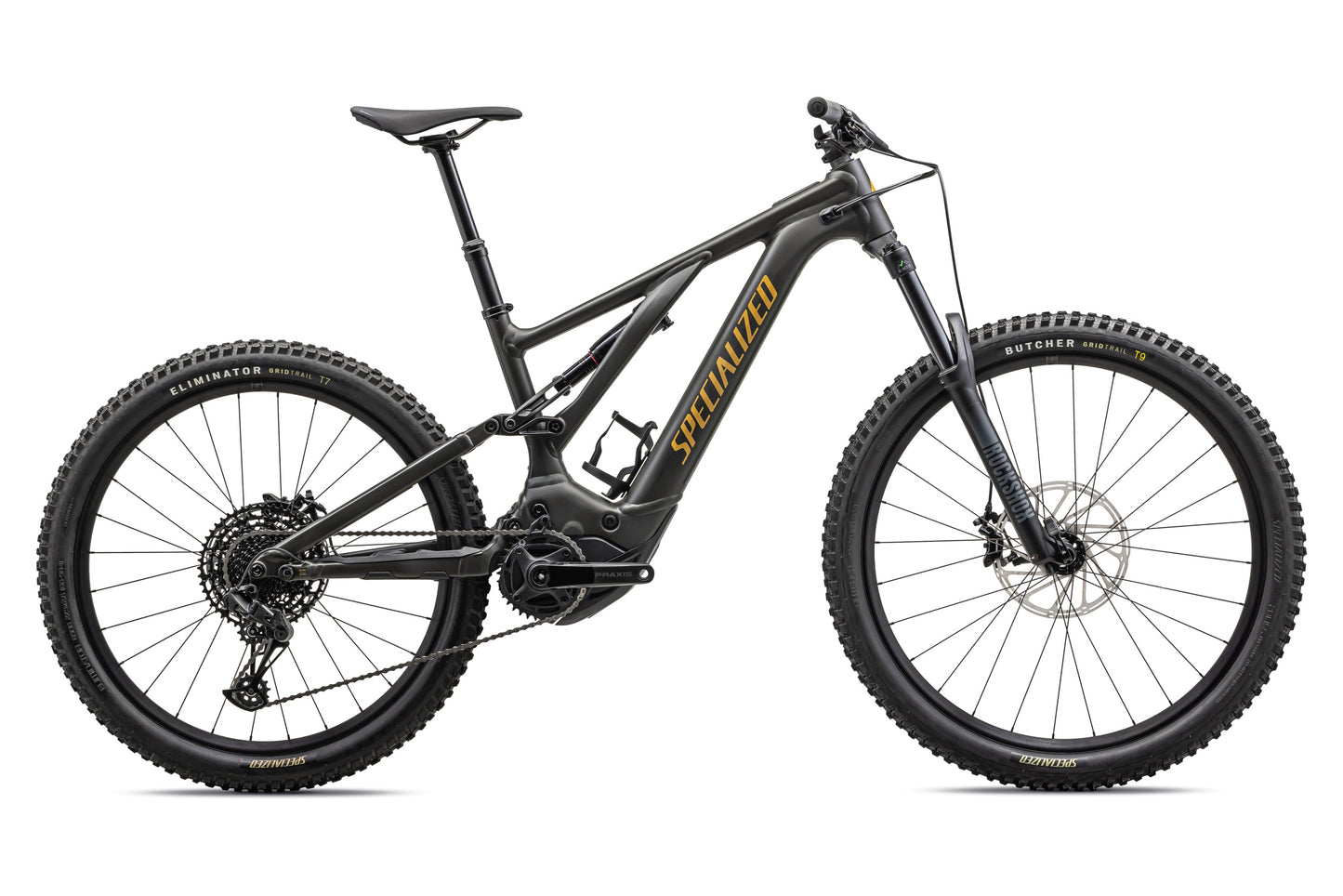 Specialized Levo Alloy Darkmoss & Harvest gold Side Profile