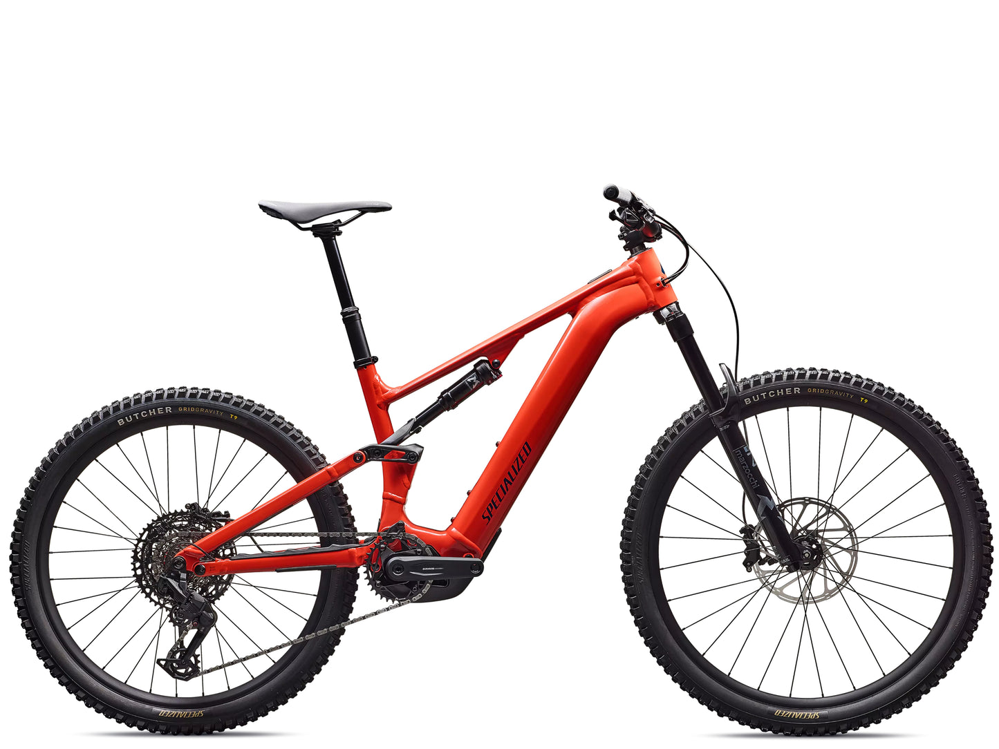 Specialized Turbo Levo 4 Alloy Full Suspension eMTB Gloss deep orange / deep lake Side profile
