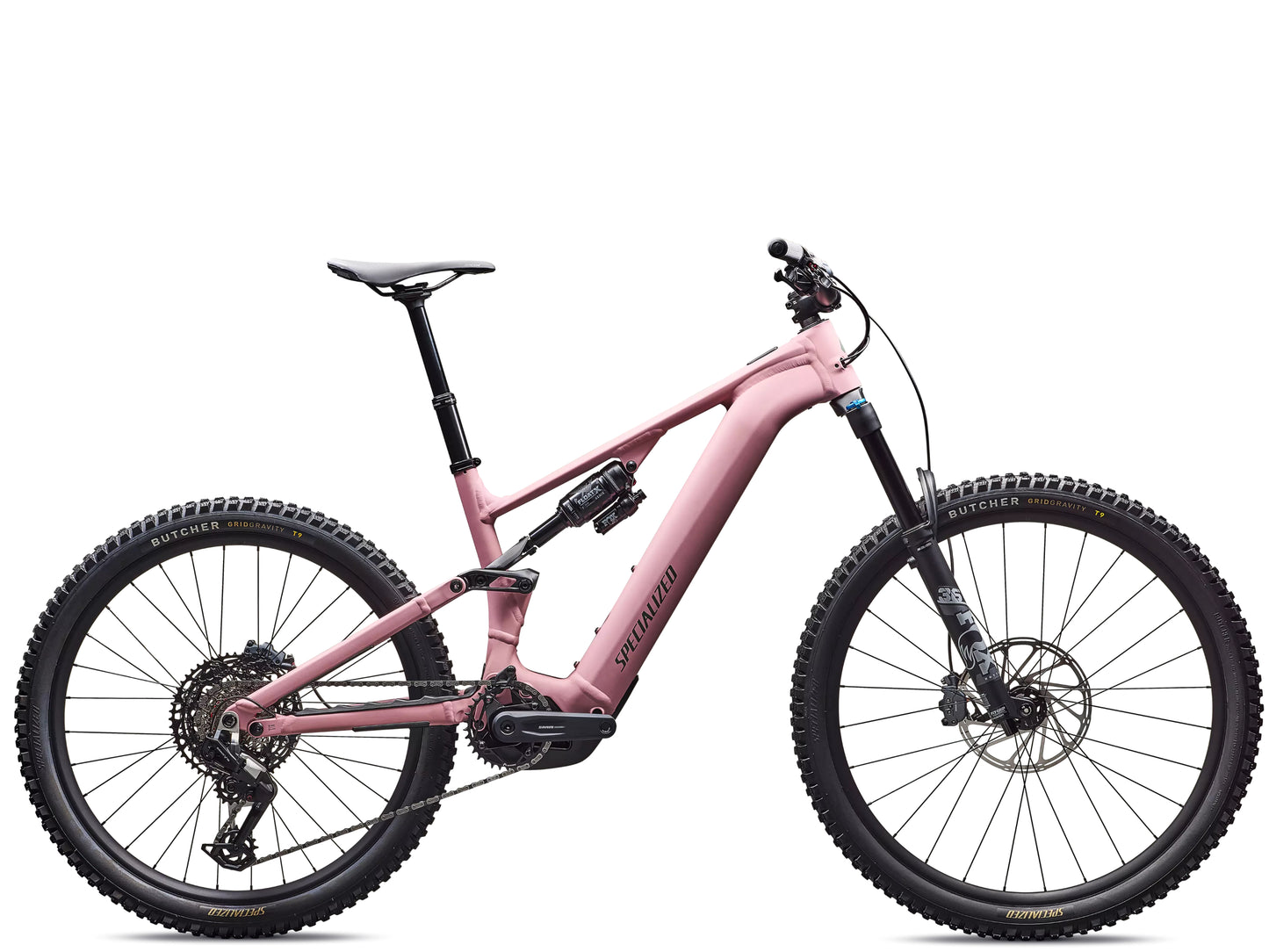 Specialized Turbo Levo 4 Comp Alloy Full Suspension eMTB Satin dusky pink / cycpress metallic Side profile