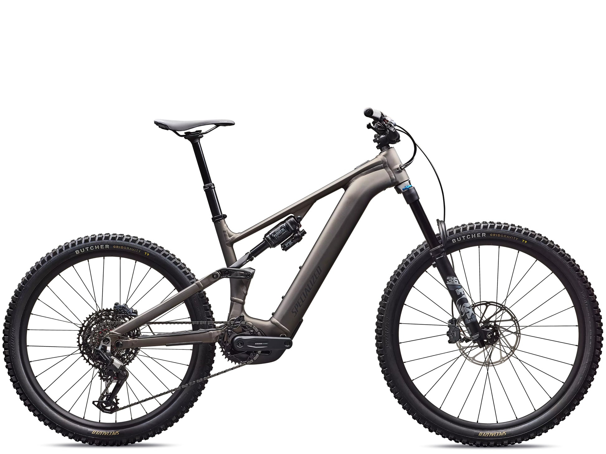 Specialized Turbo Levo 4 Comp Alloy Full Suspension eMTB Satin gunmetal / Obsidian Side profile