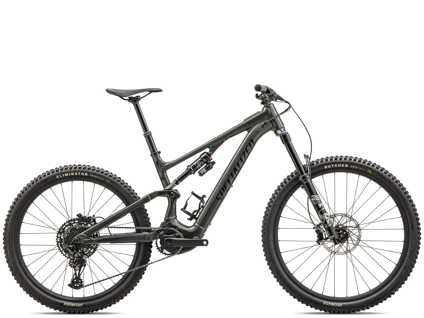 Specialized Turbo Levo SL Comp Alloy Full Suspension eMTB Lightweight Gloss charcoal / silver dust / black Side profile