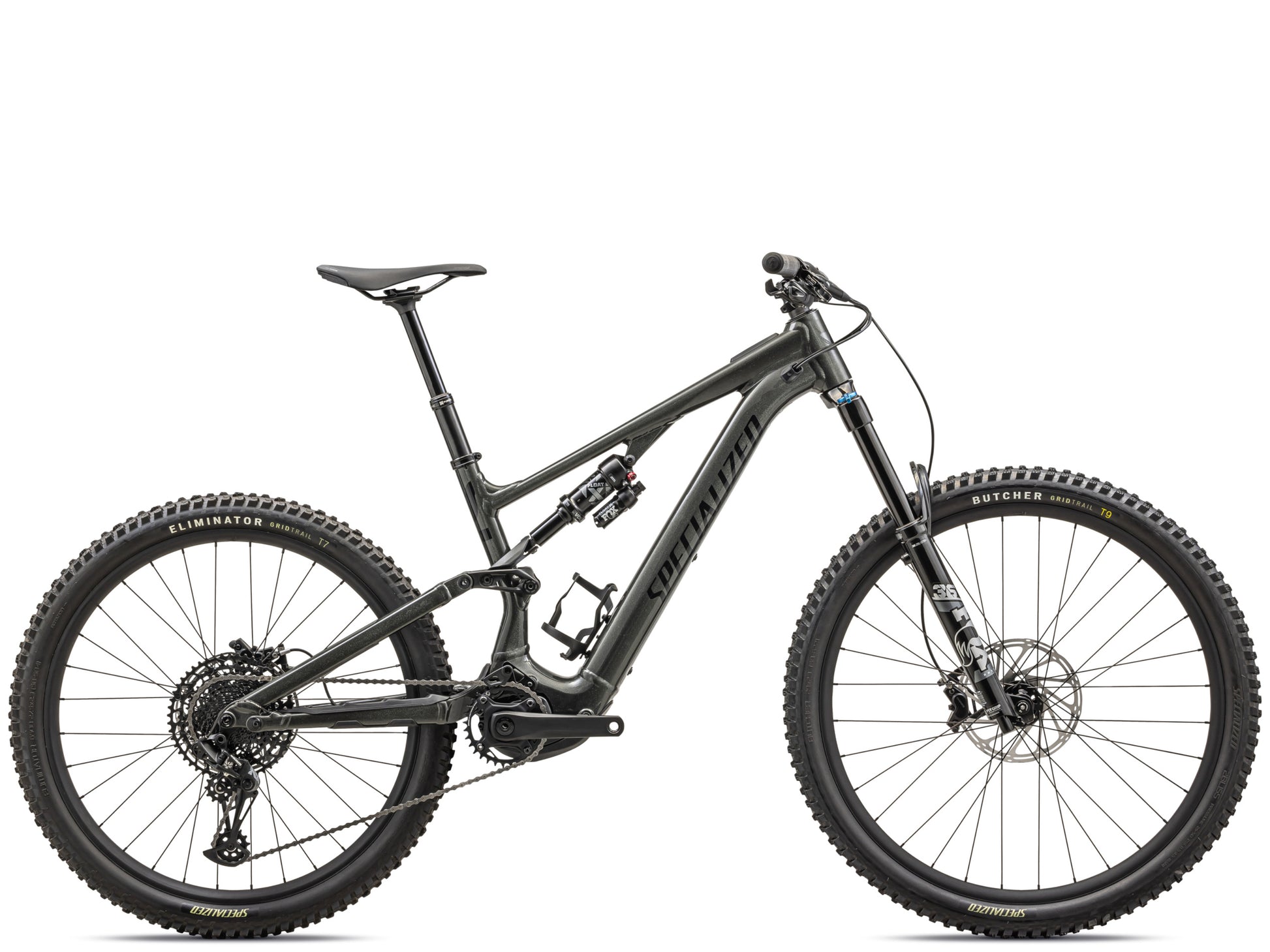 Specialized Turbo Levo SL Comp Alloy Full Suspension eMTB Lightweight Gloss charcoal / silver dust / black Side profile