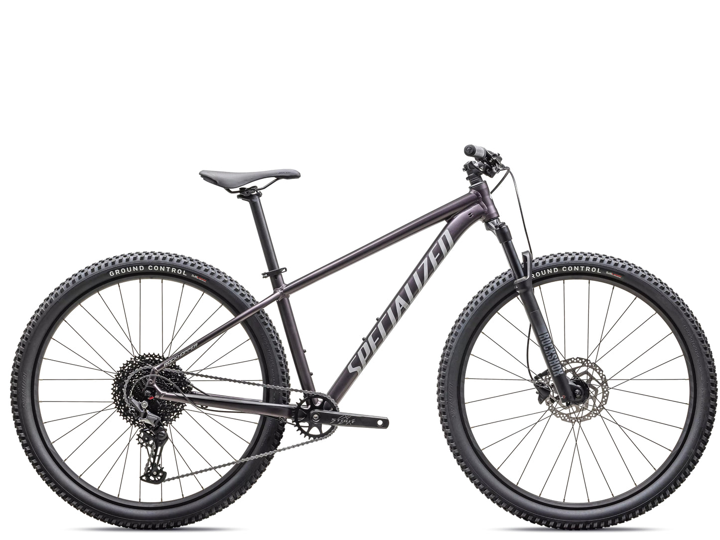 Specialized Rockhopper Comp Hardtail Mountain bike Satin nebula metallic / dolomite metallic Side profile