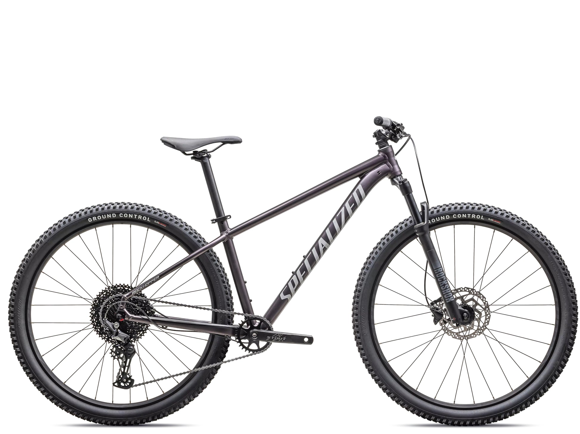 Specialized Rockhopper Comp Hardtail Mountain bike Satin nebula metallic / dolomite metallic Side profile