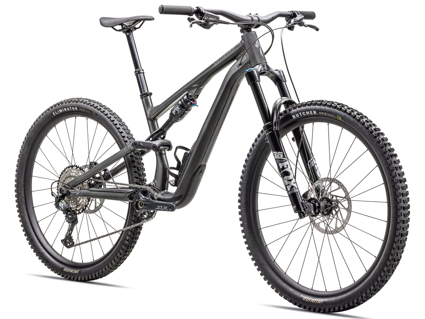 Specialized Stumpjumper 15 Comp Alloy Full Suspension Mountain bike Gloss smoke / cool grey Forward facing view
