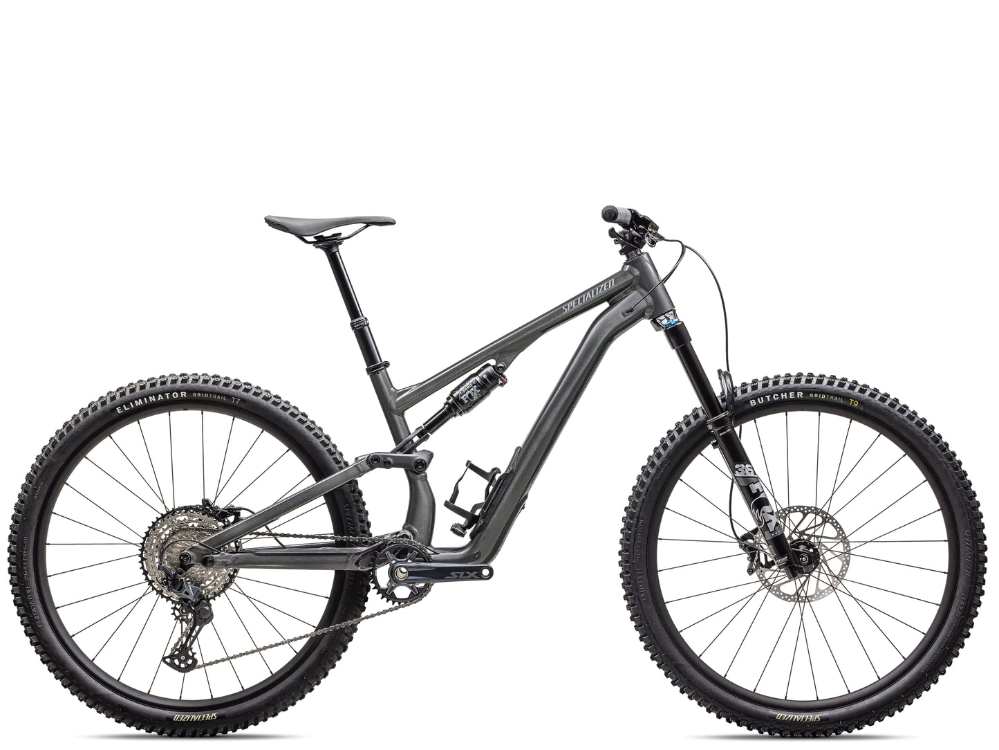 Specialized Stumpjumper 15 Comp Alloy Full Suspension Mountain bike Gloss smoke / cool grey Side profile