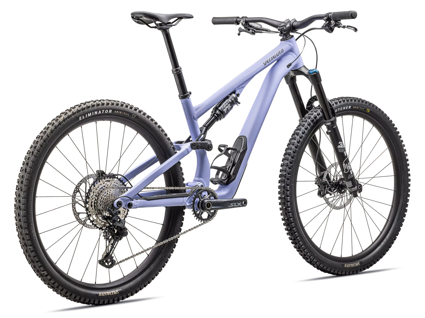 Specialized Stumpjumper 15 Comp Alloy Full Suspension Mountain bike Satin powder indigo / smoke Rear facing view