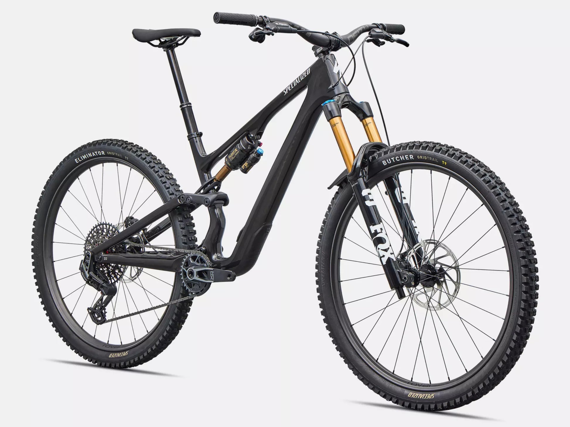 Specialized Stumpjumper 15 EVO Pro Full Suspension Mountain bike Gloss carbon / white Forward facing view