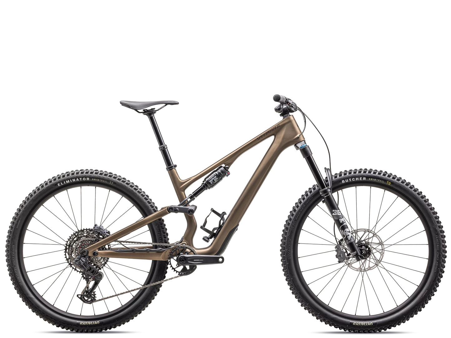 Specialized Stumpjumper 15 Comp Full Suspension Mountain bike Satin burnt gold / gunmetal Side profile