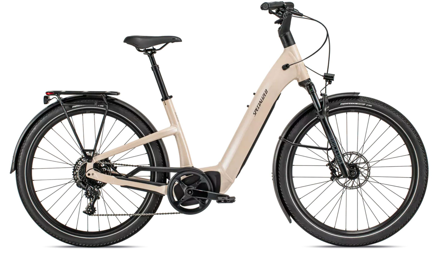 Specialized Turbo Como 5.0 Sand / silver reflective side profile