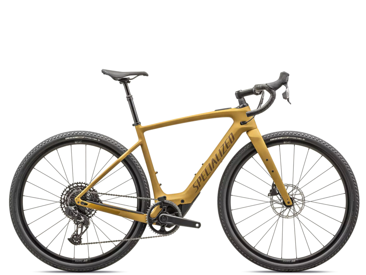 Specialized Turbo Creo 2 Comp Gravel Electric bike Harvest gold Side profile