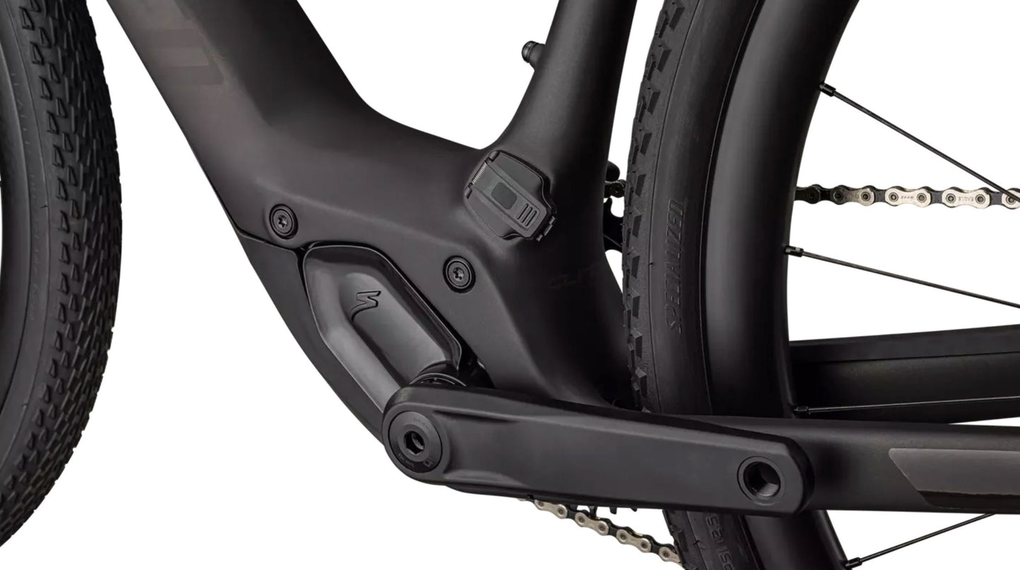 Specialized Turbo Creo 2 Metallic Obsidian Motor Closeup