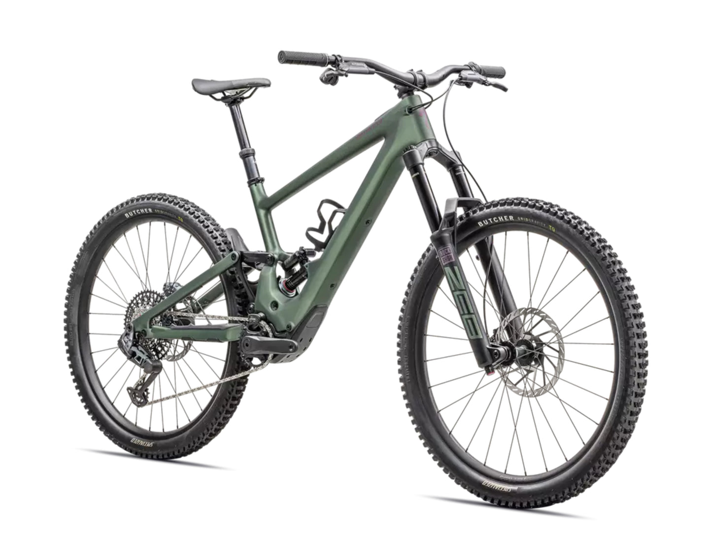 Specialized Turbo Kenevo SL 2 Expert Lightweight Enduro eMTB Cypress metallic / cast lilac Forward facing view
