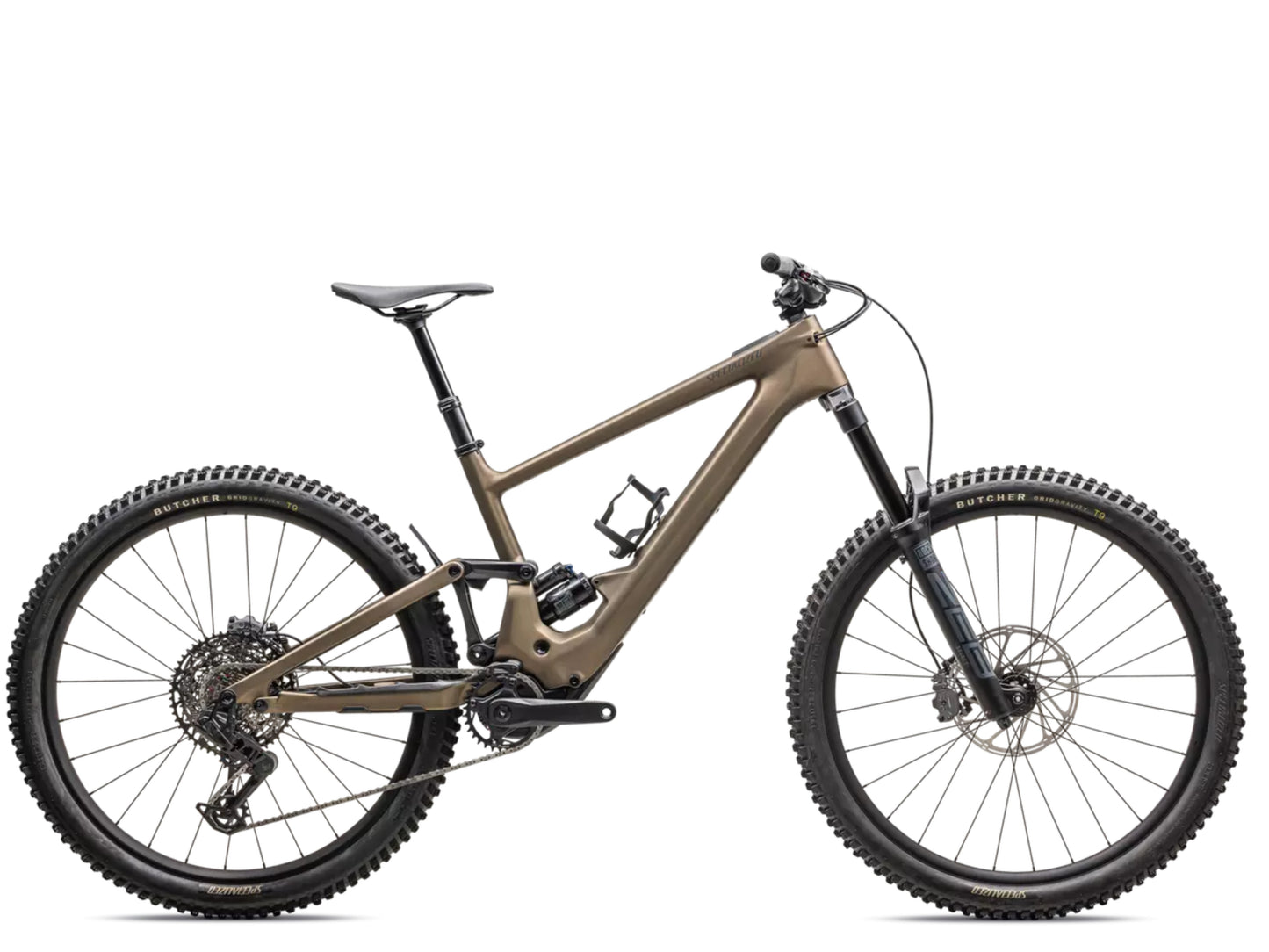 Specialized Turbo Levo SL 2 Comp Sea Burnt gold metallic / black liquid metal Side profile