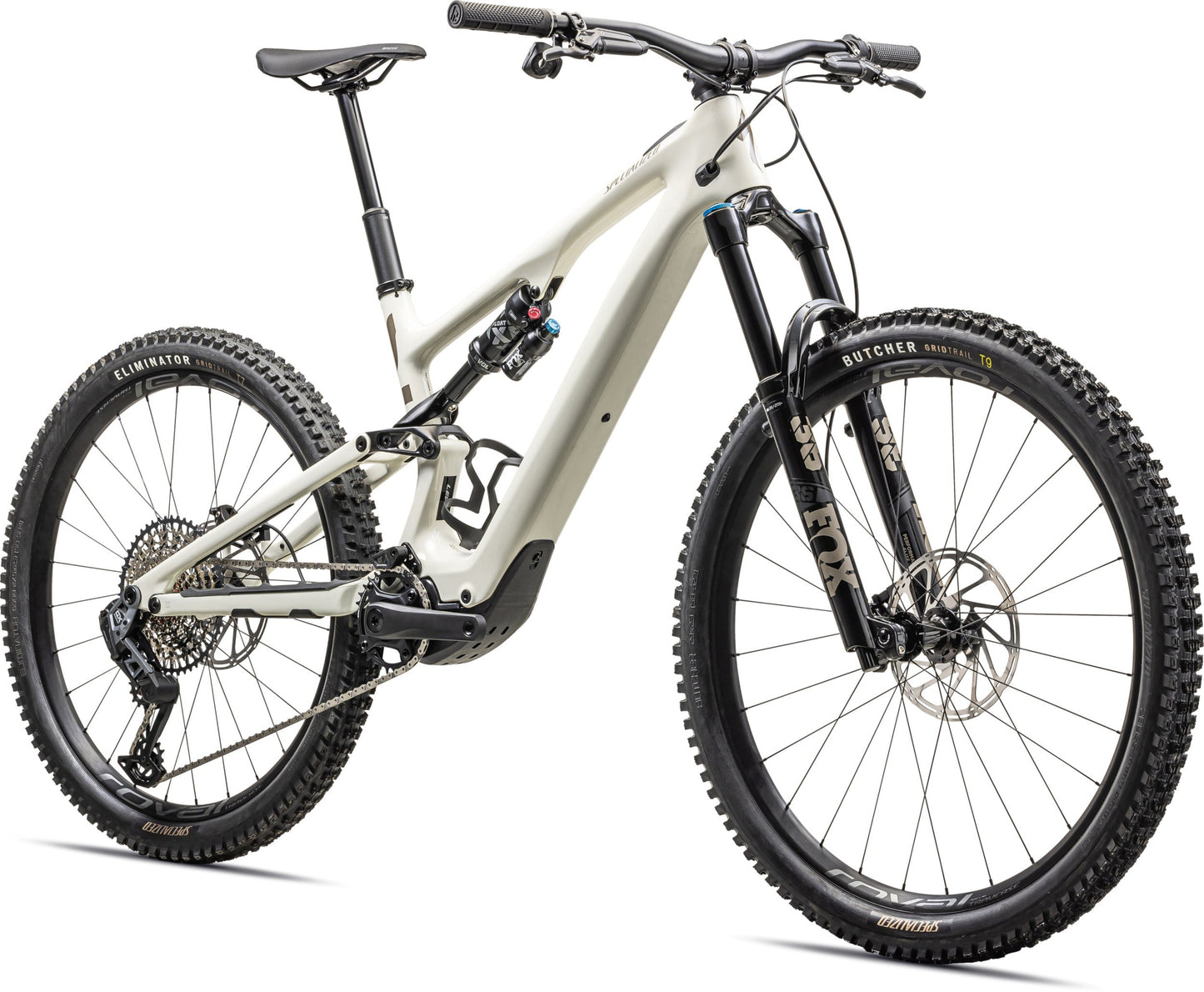 Specialized Turbo Levo SL Birch & Taupe forward facing view