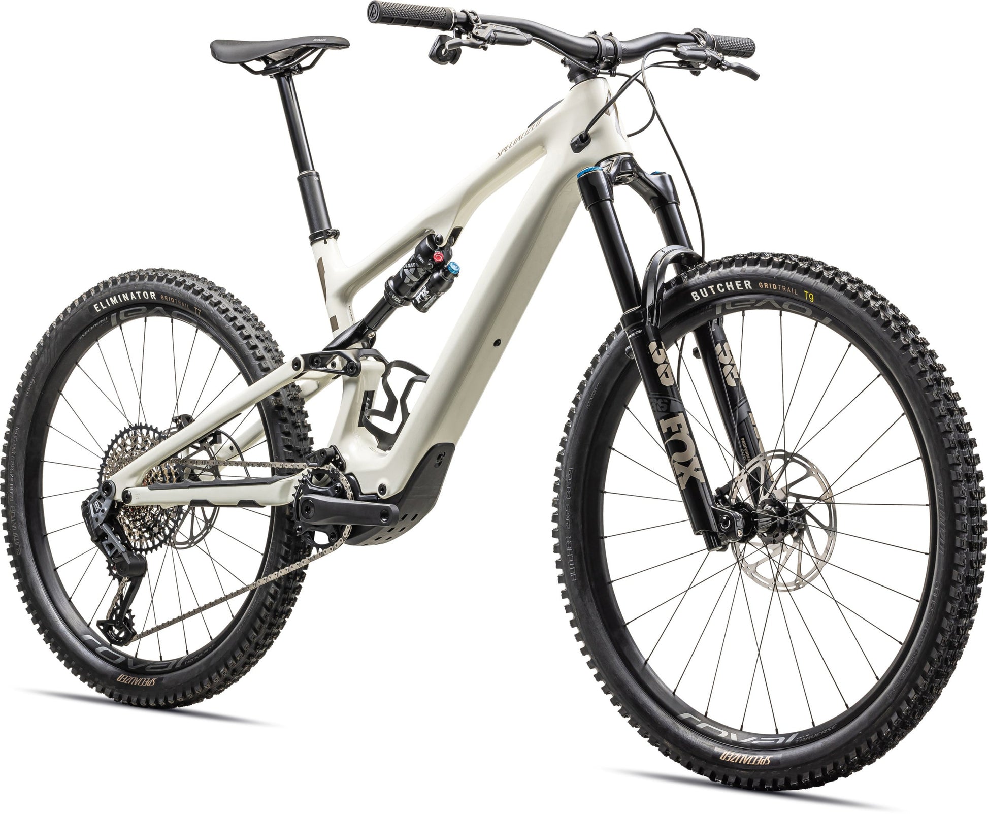 Specialized Turbo Levo SL Birch & Taupe forward facing view