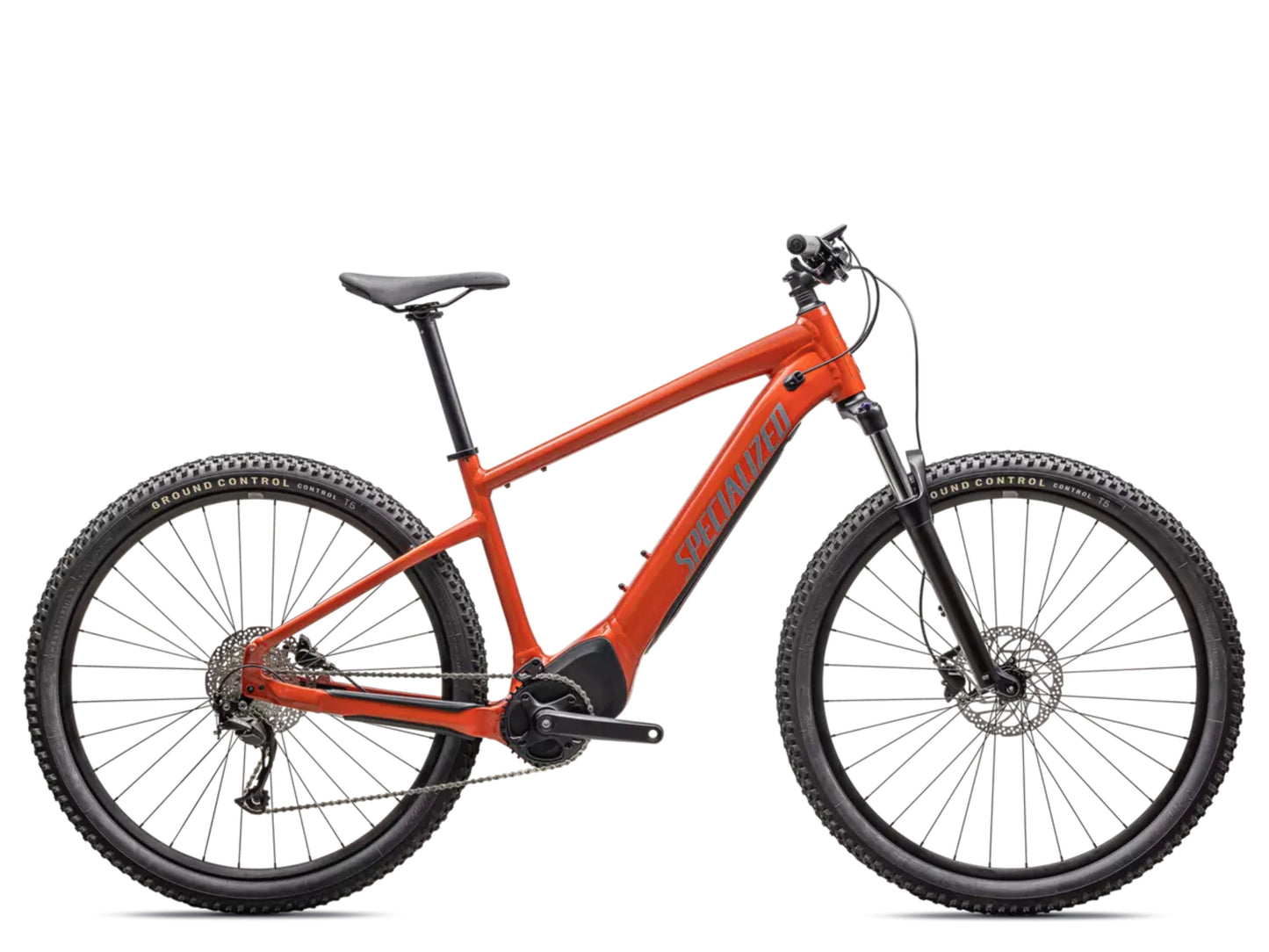 Specialized Trubo Tero 3.0 Gloss redwood / satin black reflective Hardtail eMTB Side profile Fly Rides USA