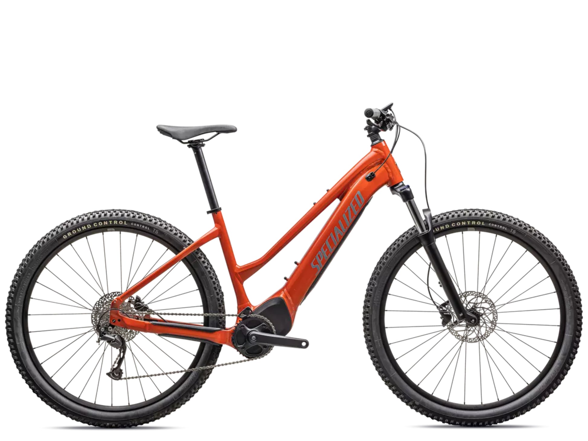 Specialized Turbo Tero 3.0 Stepthrough Gloss redwood / satin black reflective side profile