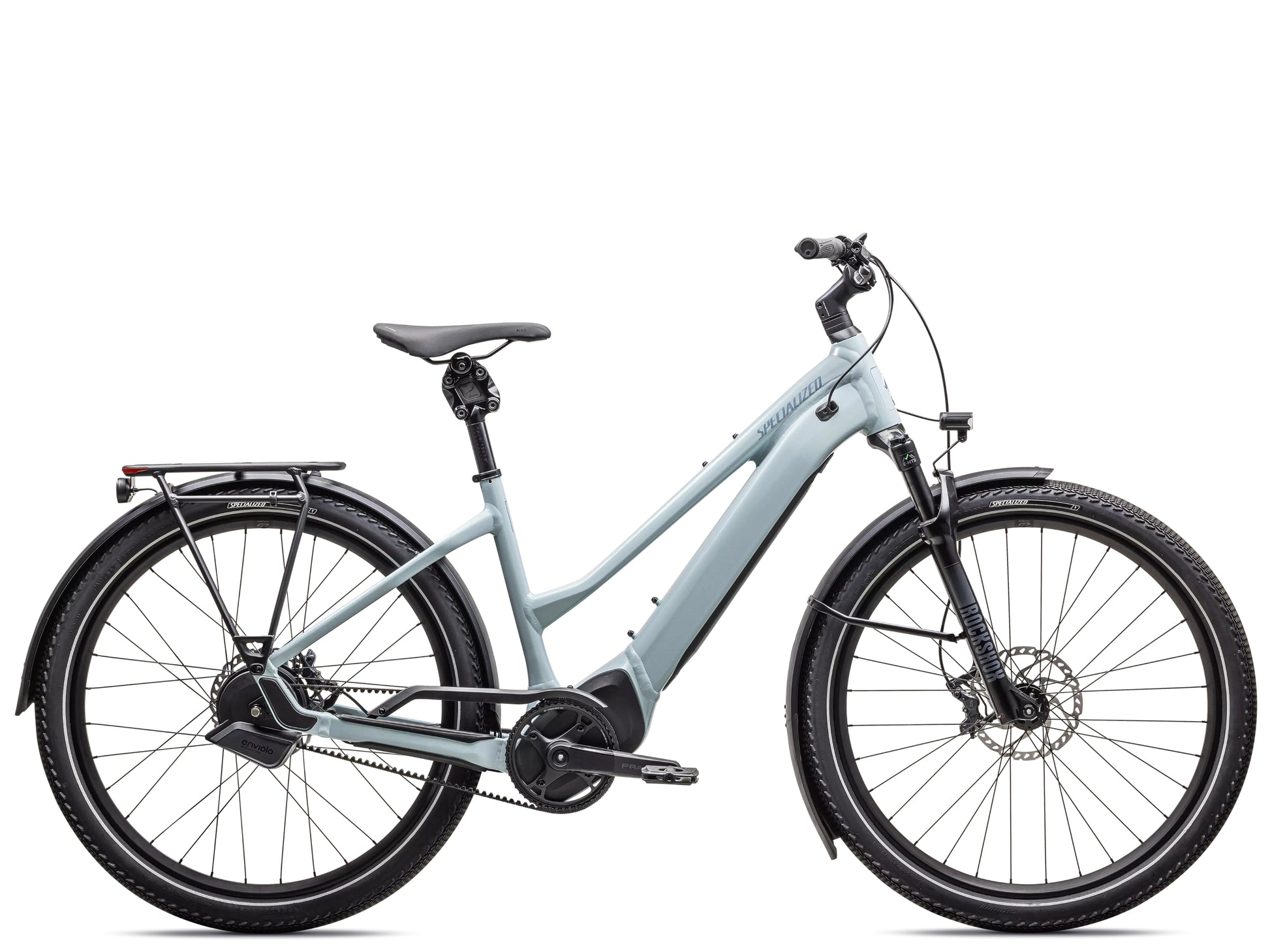 Specialized Turbo Vado 5.0 IGH Step Through Road / commuter Seafoam lapis pearl / glacial metallic Side profile