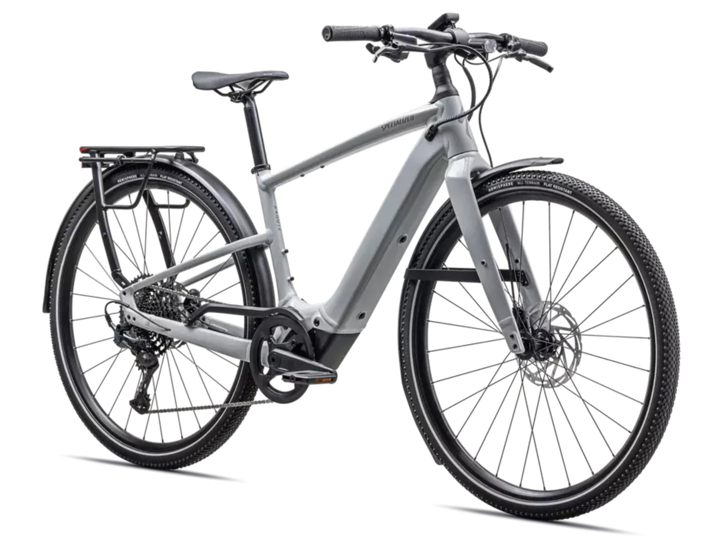 Specialized Turbo Vado SL 2 5.0 Lightweight Road / commuter electric bike Dove grey Forward facing view