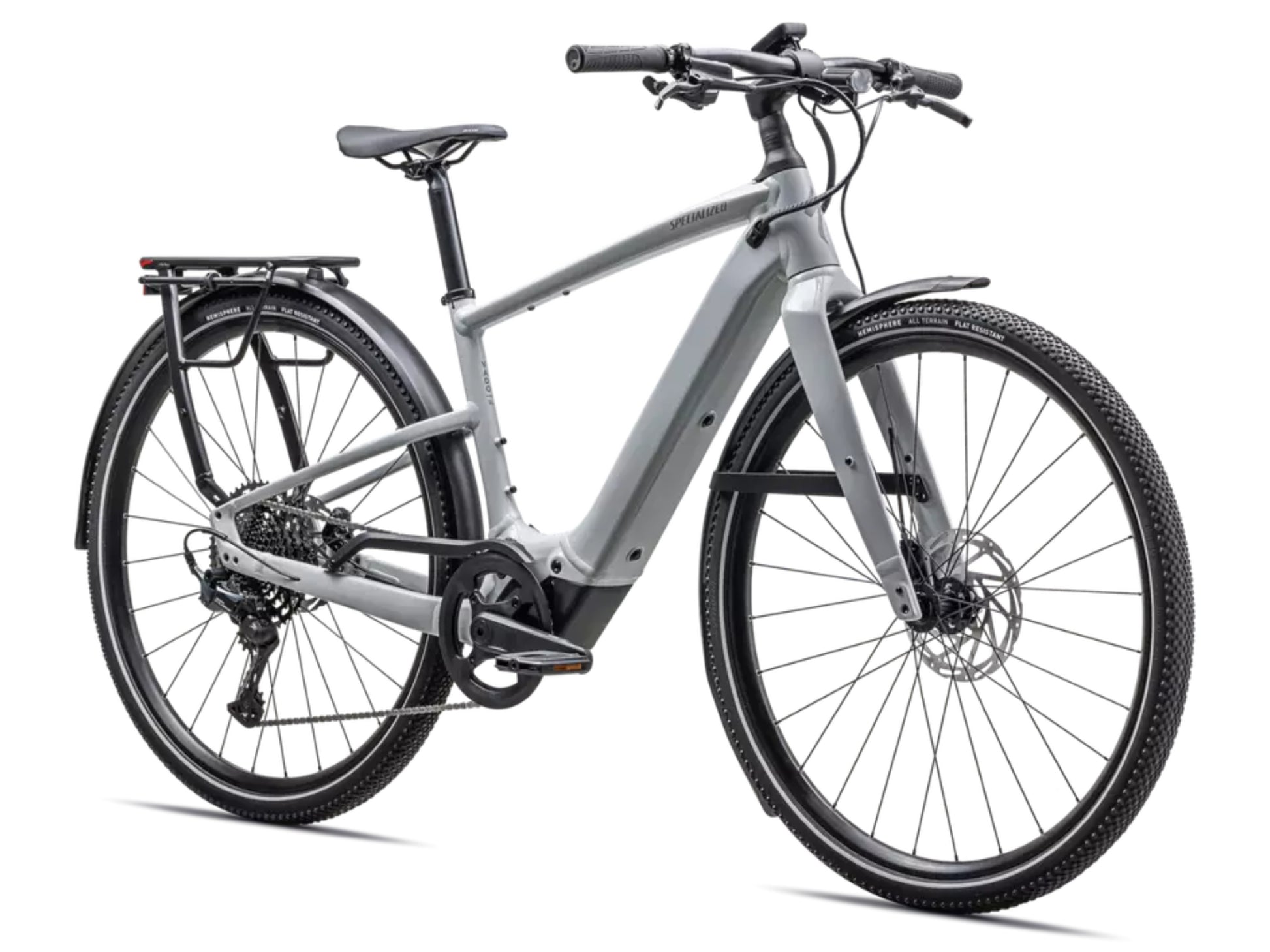 Specialized Turbo Vado SL 2 5.0  Lightweight Road / commuter electric bike Dove grey Forward facing view