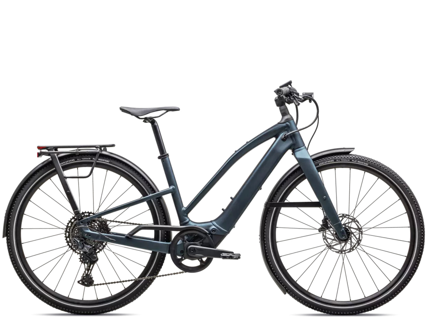 Specialized Turbo Vado SL 2 5.0 Step-Through Lightweight Road / commuter electric bike Satin deep blue metallic Side profile