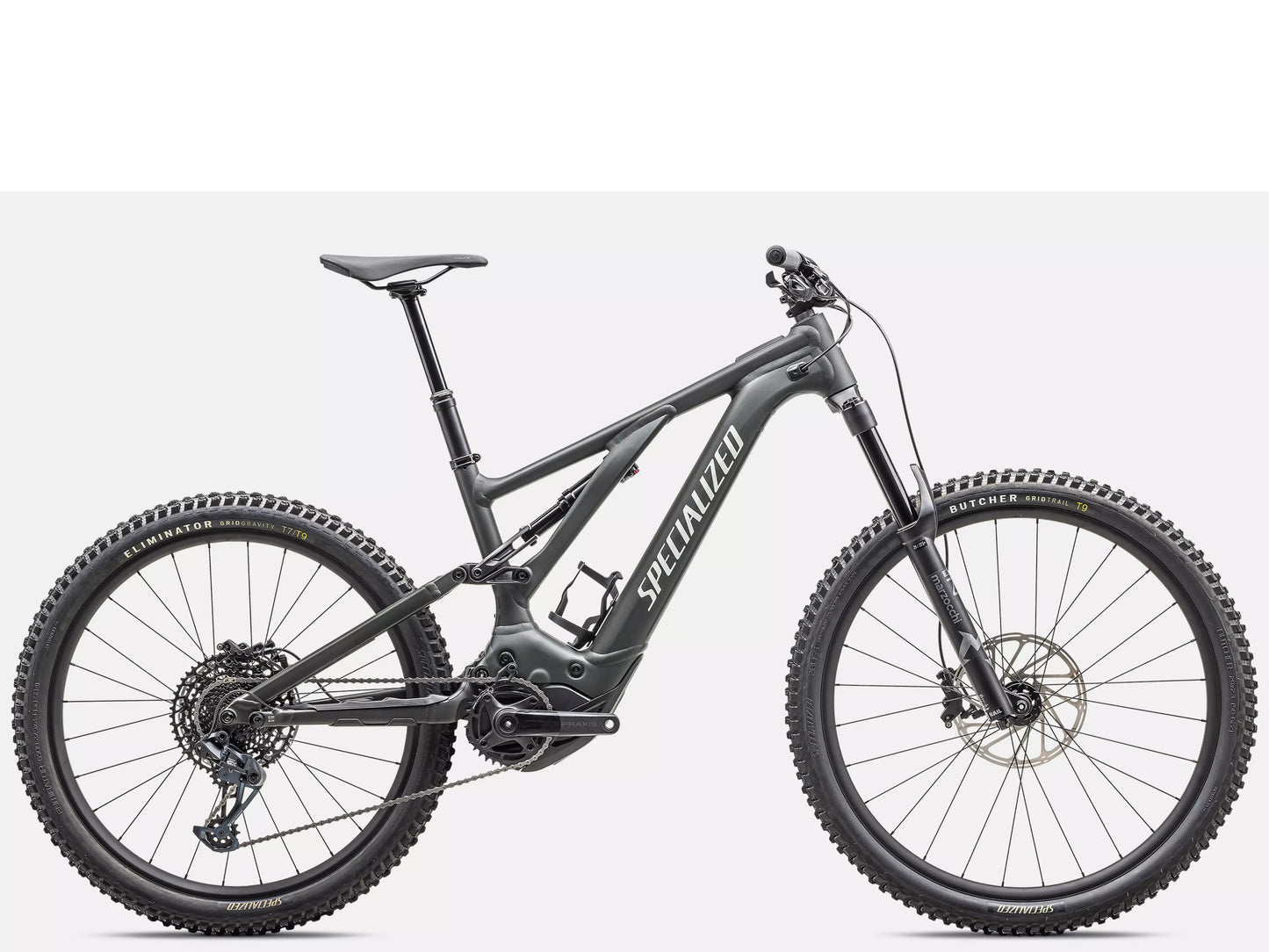 Specialized Turbo Levo eMTB Dark moss/ dune white Side profile