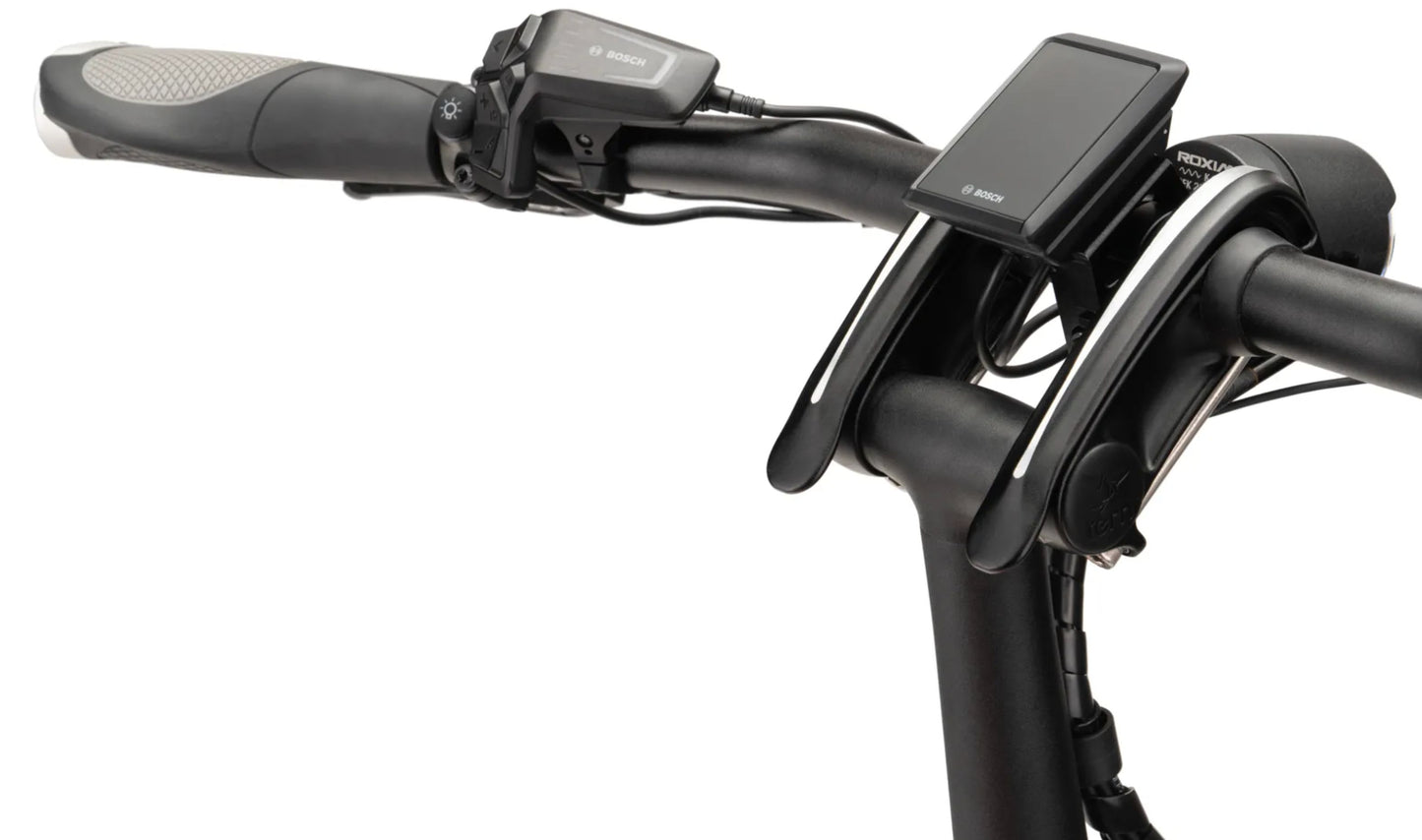 Tern HSD S00 Display, handlebar, shifter closeup