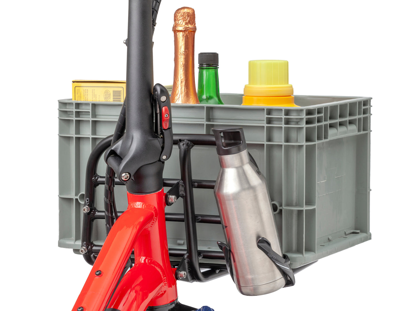 Tern Hauler Rack with Groceries