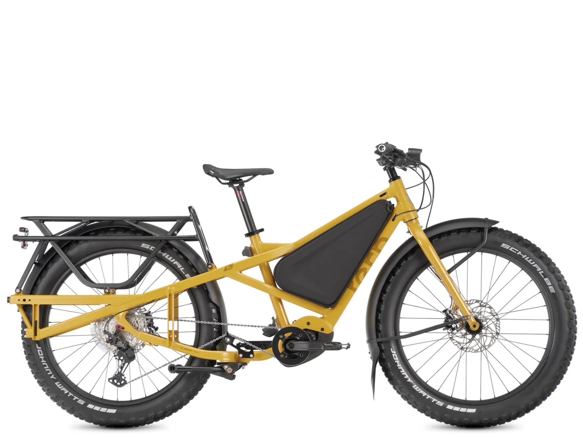 Tern Orox S12 Highland yellow Cargo ebike Side profile