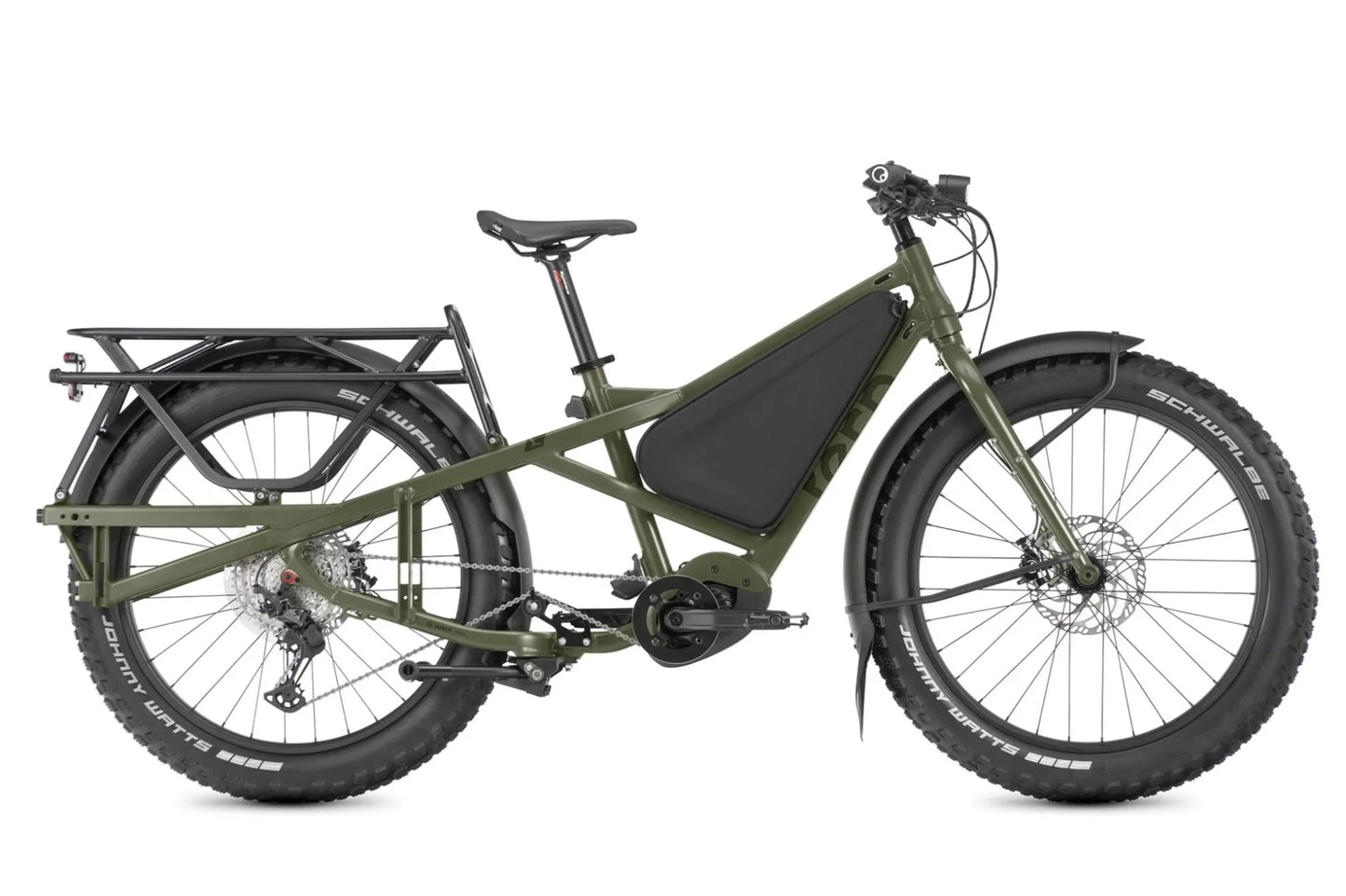 Tern Orox S12 Pine green Cargo Side profile