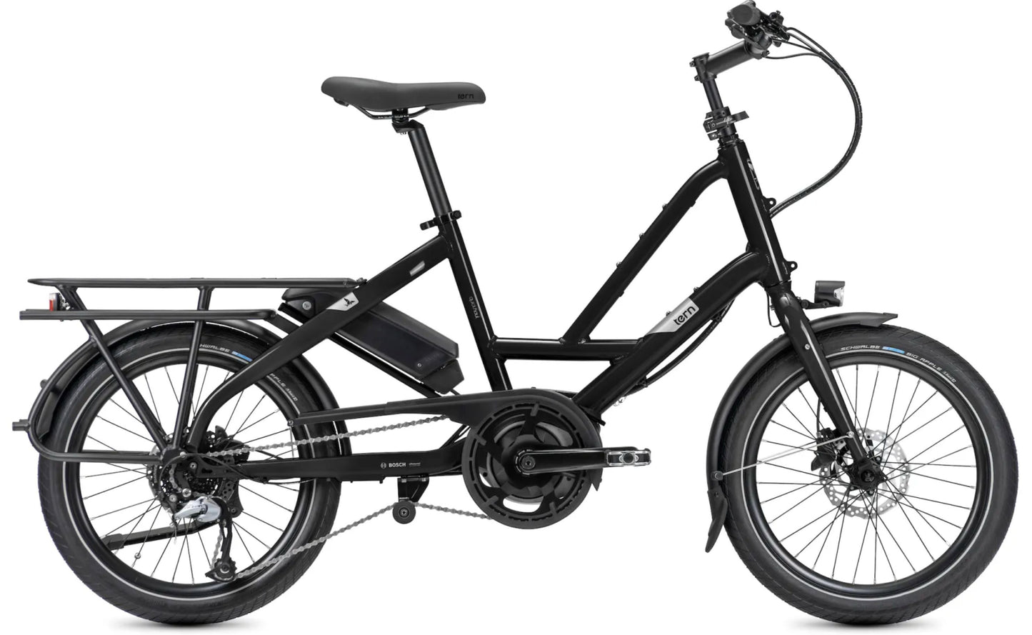 Tern Quick Haul D8 Black Side Profile