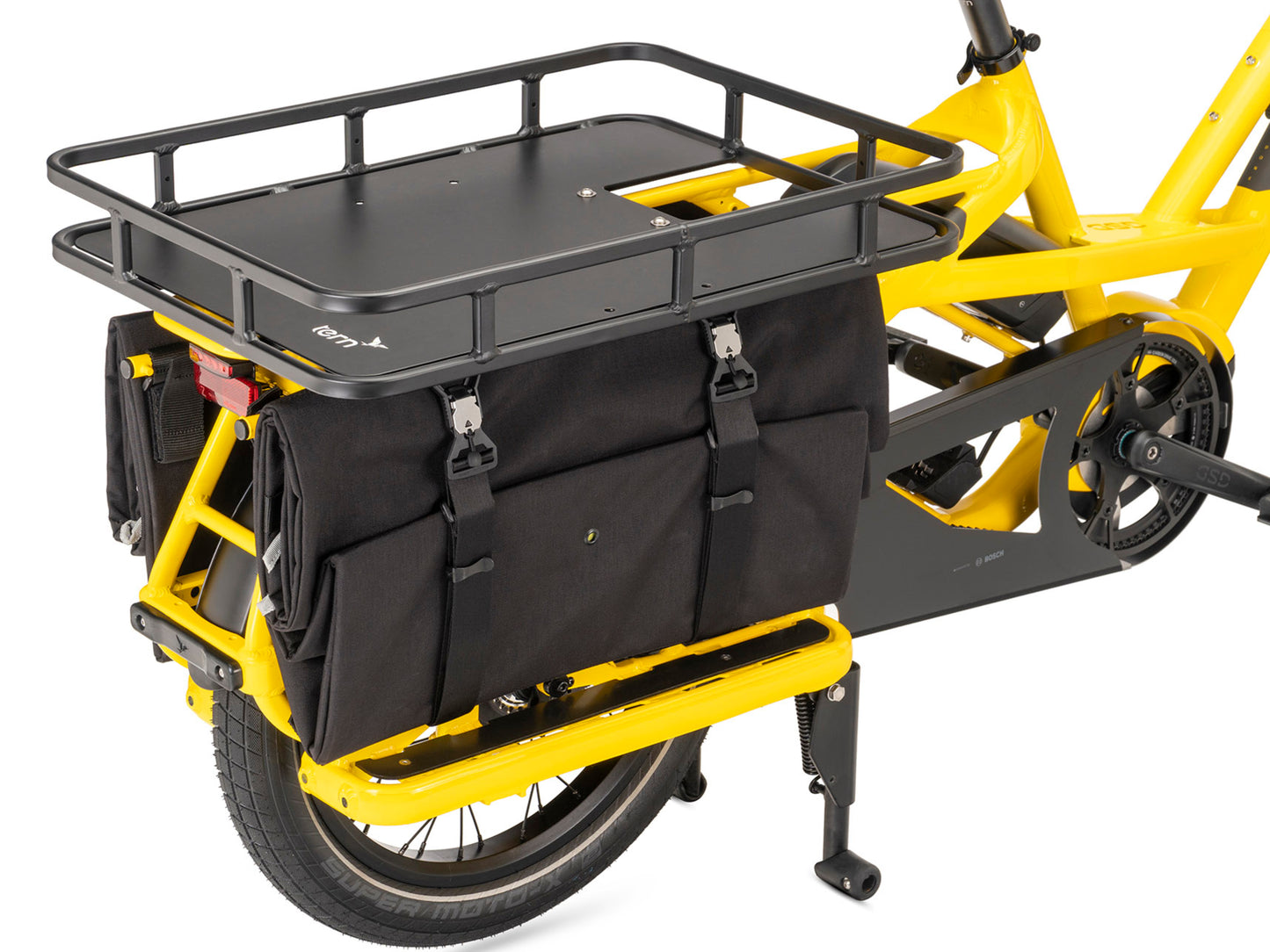 Tern Shortbed Tray shown on bike