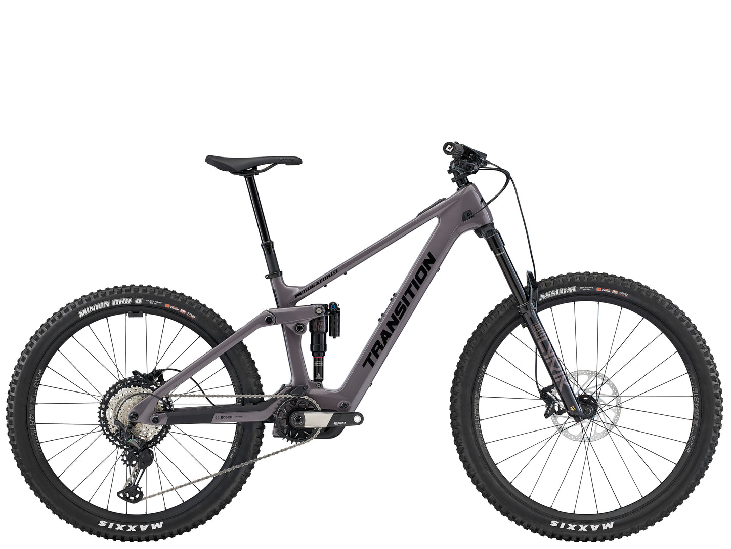 Transition Regulator SX Carbon XT Full suspension eMTB Stormshadow grey Side profile