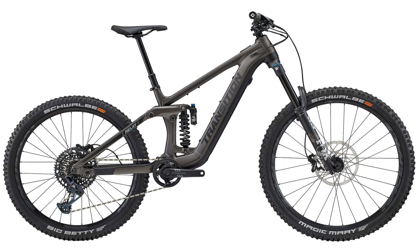 Transition Relay Alloy GX PNW Oxide grey eMTB Side Profile