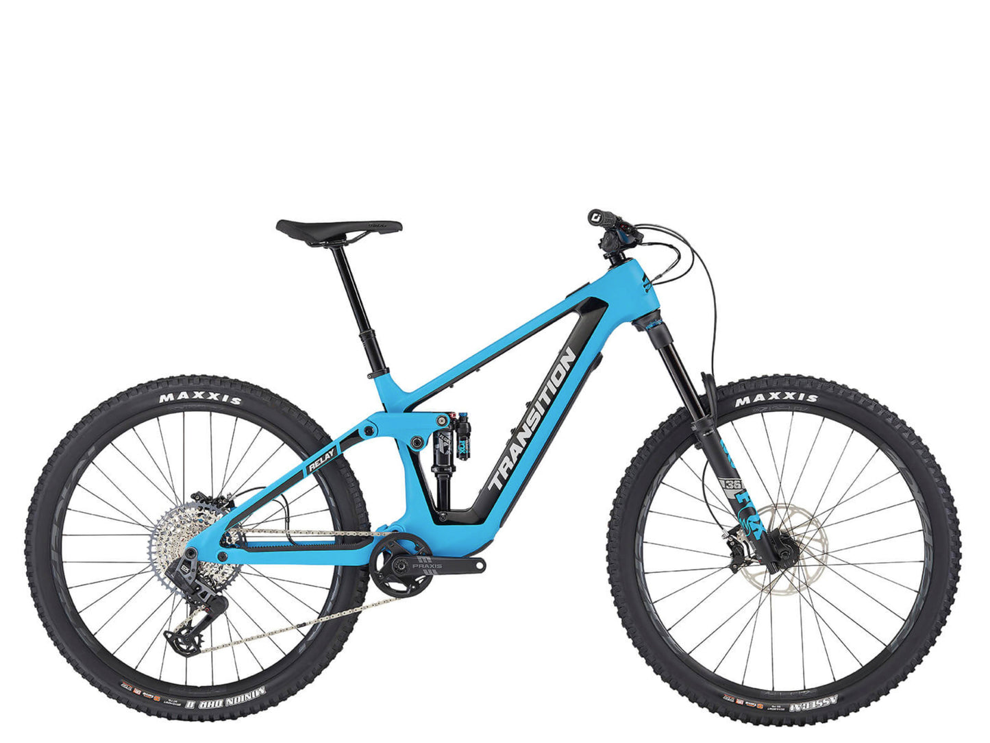 Transition Relay Carbon GX AXS TR blue Side profile