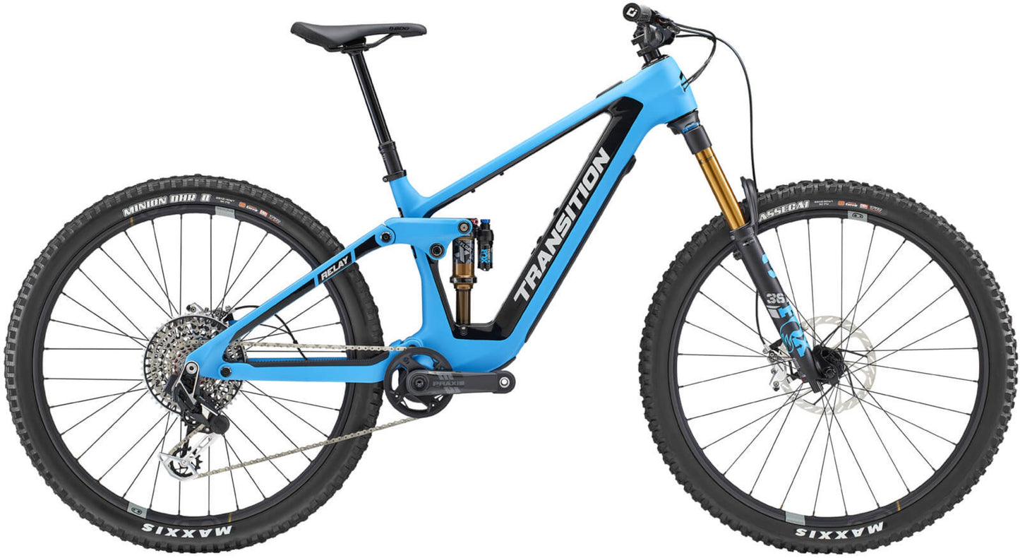 Transition Relay Carbon XX AXS TR blue Side profile