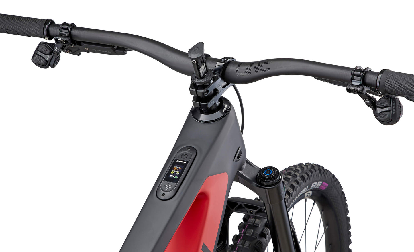 Transition Repeater PT Carbon GX AXS Handlebars, shifter, display