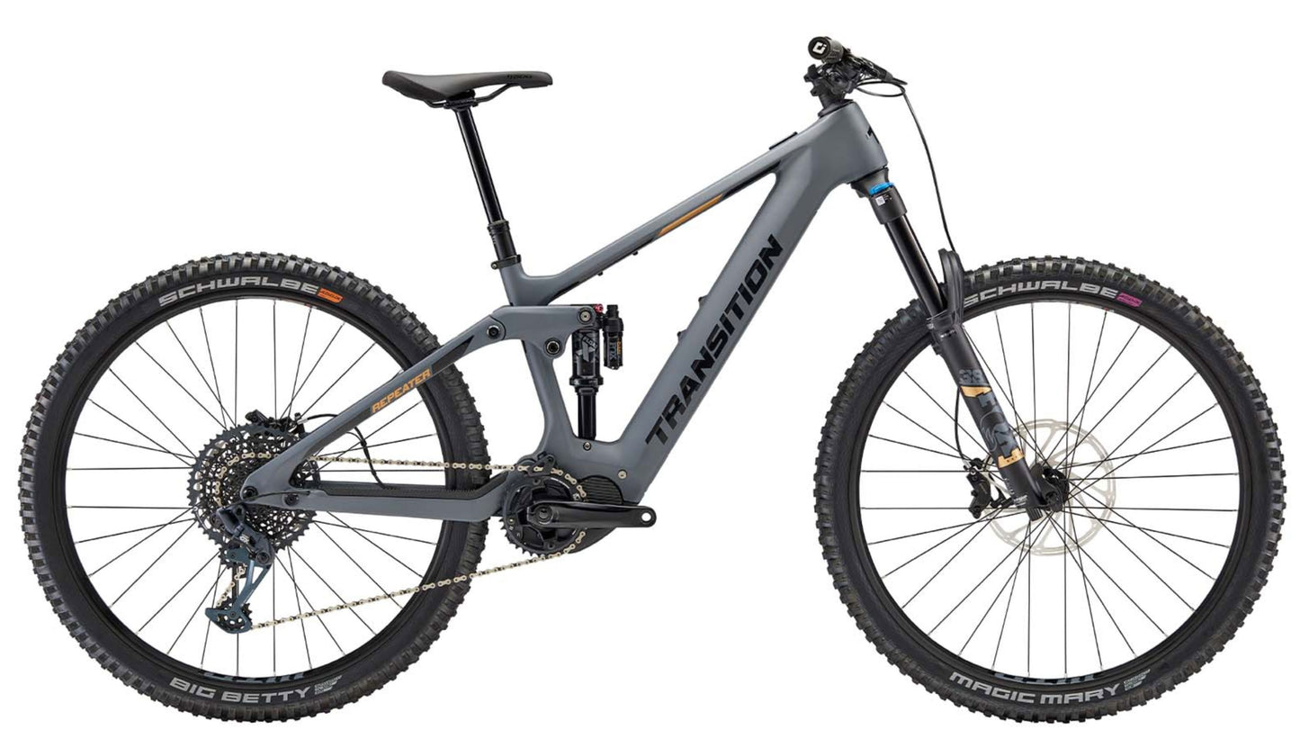 Transition Repeater EP8 Carbon GX Gunmetal grey Side profile