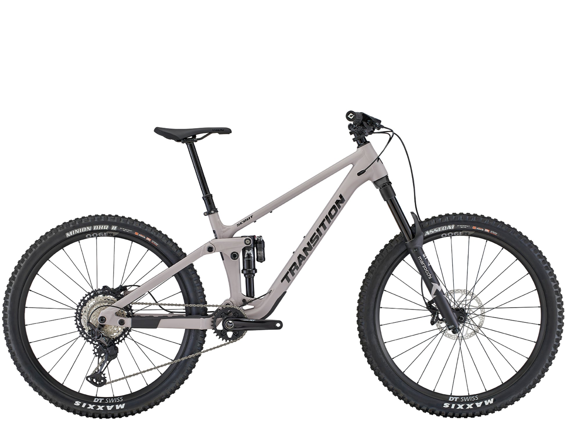 Transition Scout Alloy XT Full Suspension Mountain bike Lilac Side profile