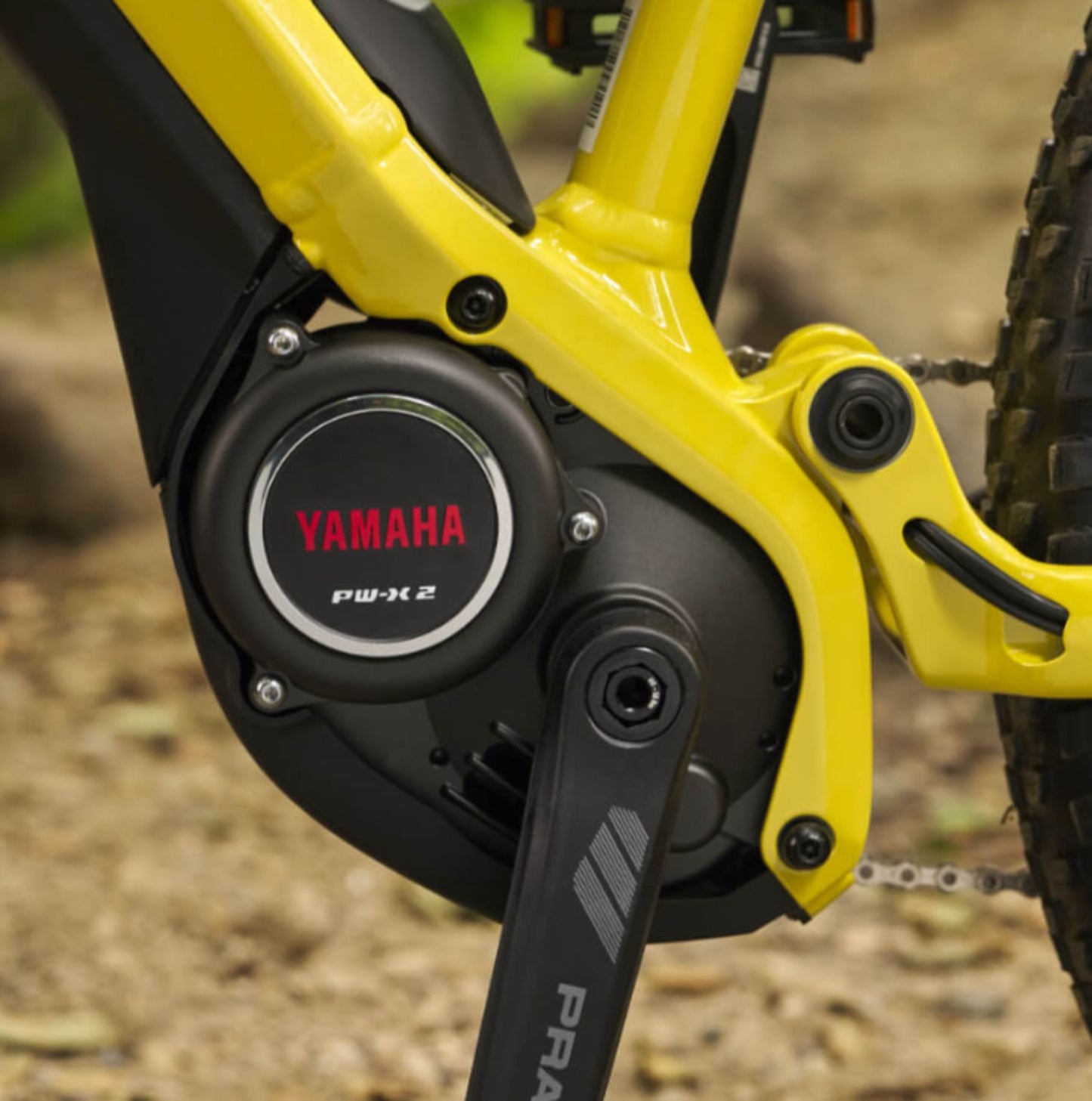 Yamaha YDX Moro Yello Motor Closeup
