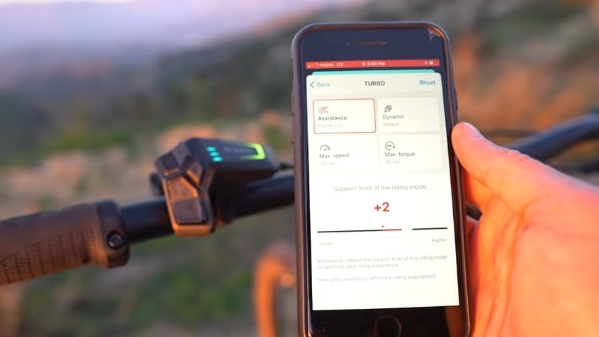Bosch Smart System eBike Flow App Settings