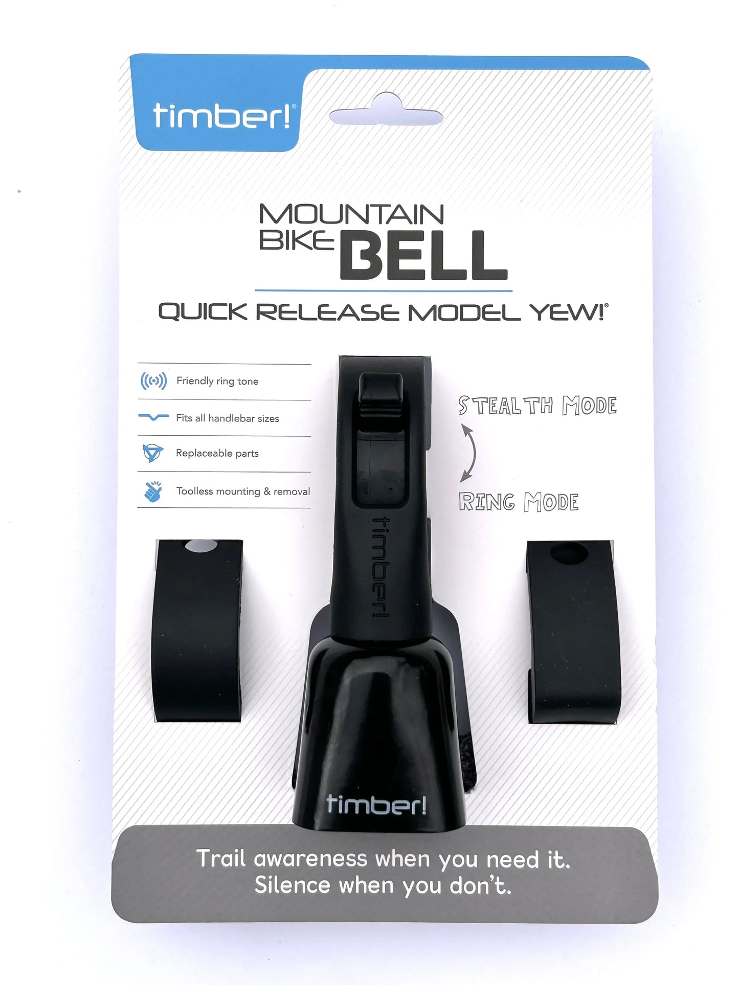 Timber Quick Release Mountain Bike Bell - Model Yew!