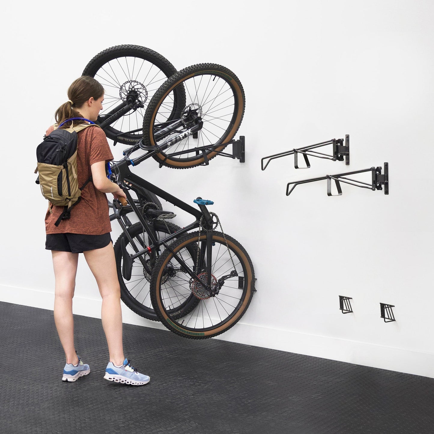 StoreYourBoard SwivelStow No-Lift Mountain Bike Rack | 4 Pack