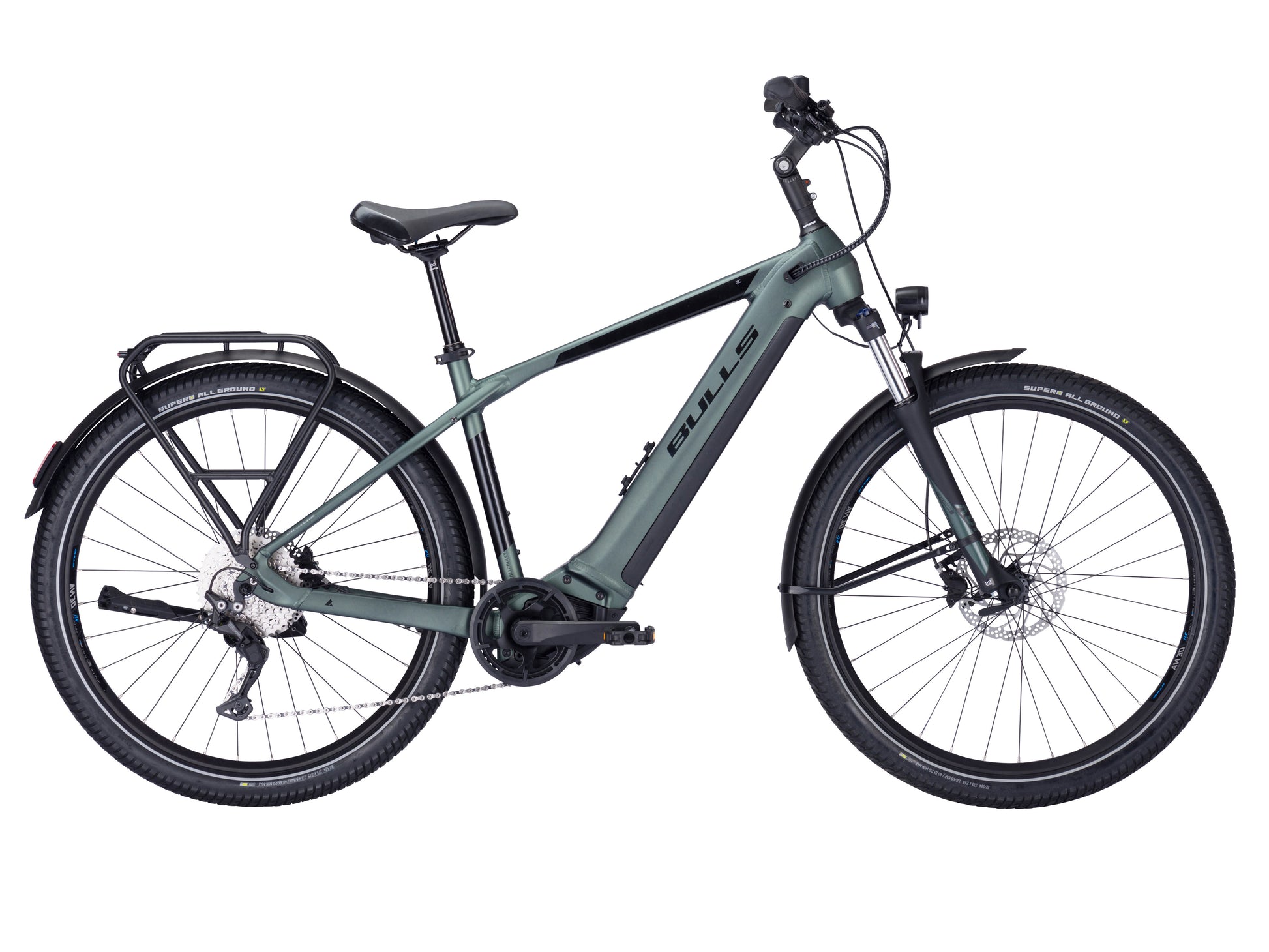 Bulls Iconic EVO 1 750 Diamond eMTB hard tail emerald green side profile white background on Fly Rides