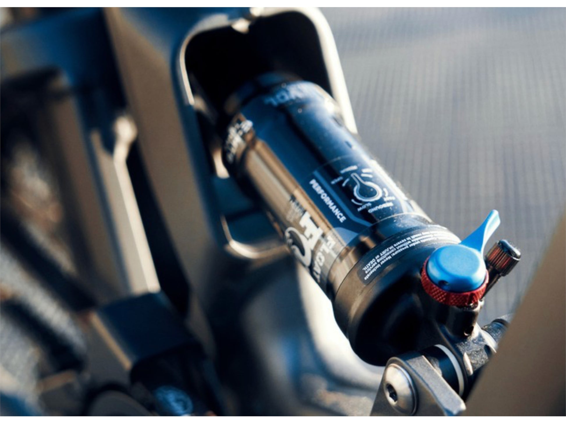 Riese and Muller Delite GT Rohloff eMTB full suspension close up fox rear shock option