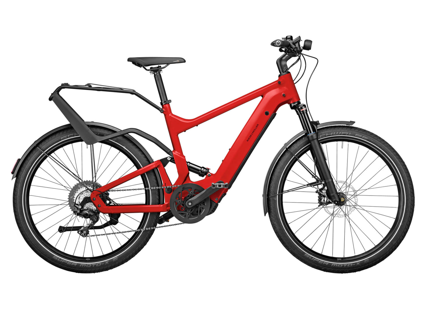 Riese and Muller Delite GT Touring eMTB full suspension chili profile on Fly Rides