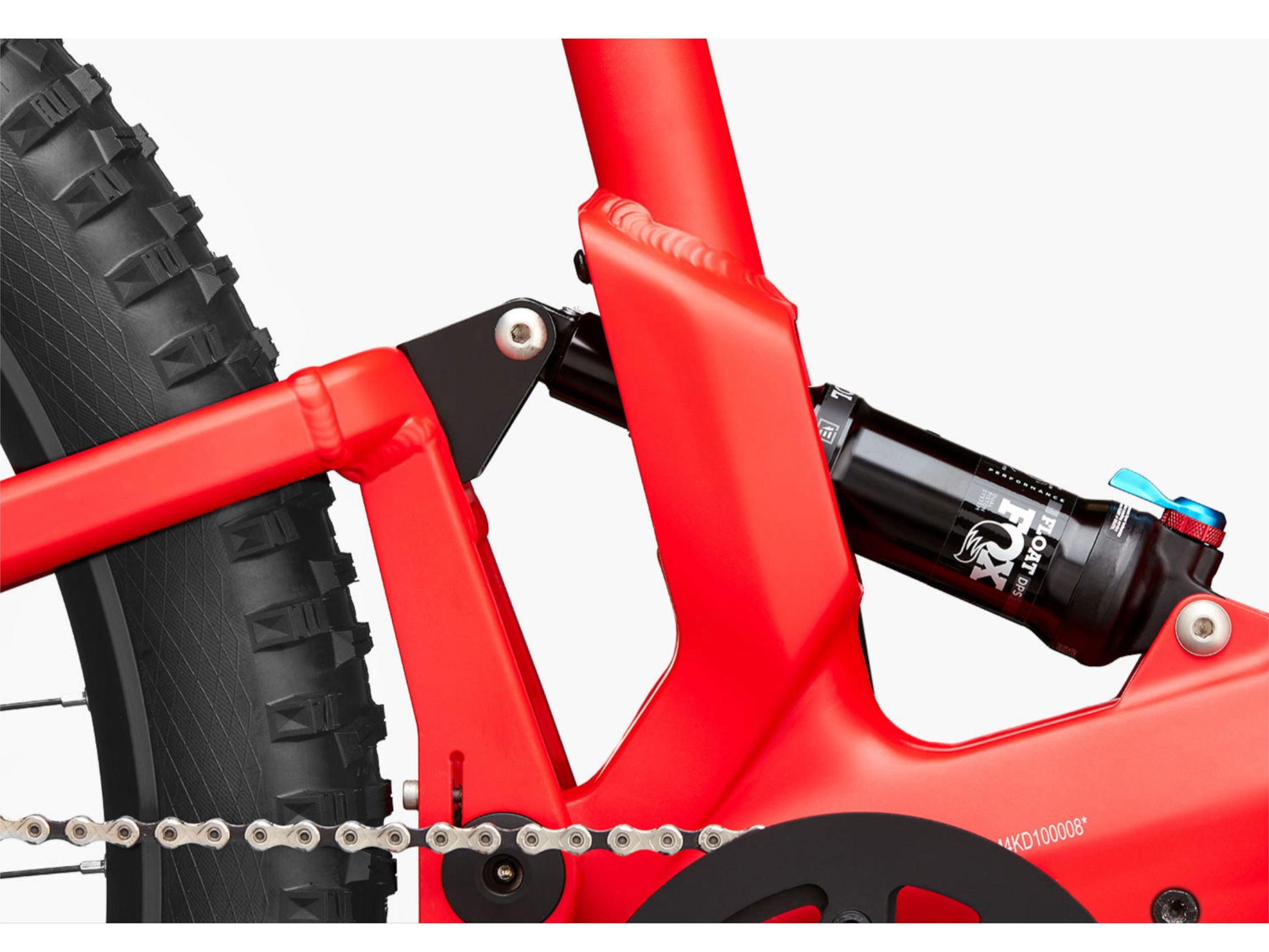 Riese and Muller Delite Mountain Rohloff eMTB full suspension close up fox rear shock