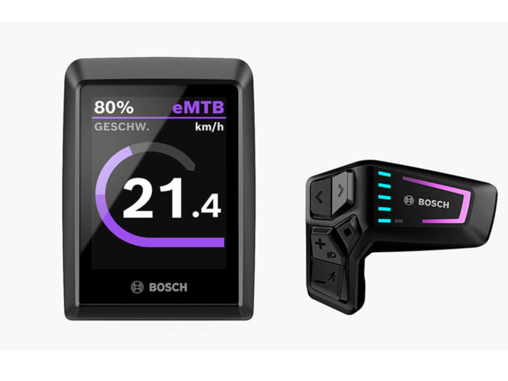 Riese & Muller Load4 60 Touring HS eMtb full suspension close up bosch kiox 300 display